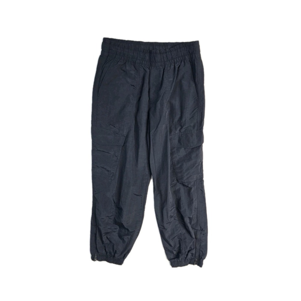 Old Navy Nylon Black Joggers Loose Women's Small Quick Dry Drawstrings Cargo
